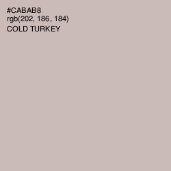 #CABAB8 - Cold Turkey Color Image